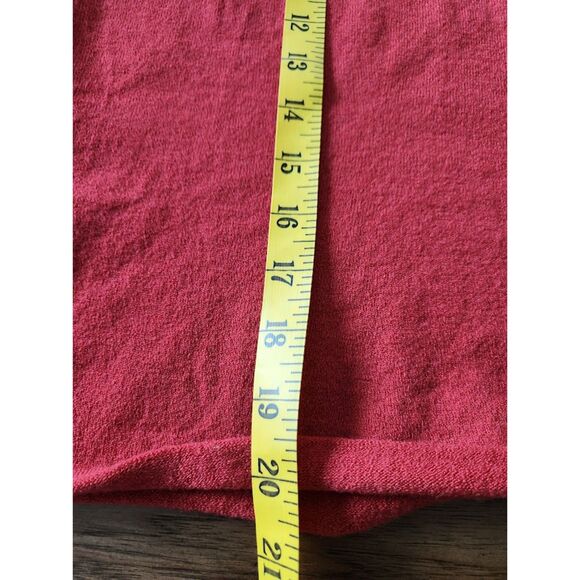 Eileen Fisher Red Merino Wool Blend Sleeveless Knit Tank Top | Size L - Picture 8 of 9